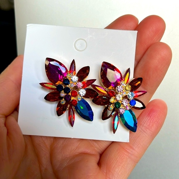 Statement earrings for pierced ears - Picture 1 of 3